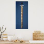 Kaiserliches Schwert der Heiligen Römischen Kaiser Poster (Küche)