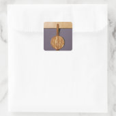 Kaiserliches Siegel Frederick II. aus dem Quadratischer Aufkleber (Tasche)