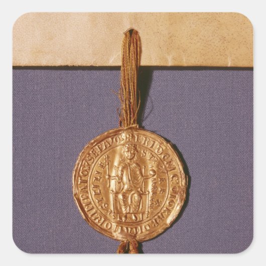 Kaiserliches Siegel Frederick II. aus dem Quadratischer Aufkleber (Vorderseite)