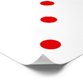 Kaiserliches Siegel Japans Poster (Ecke)