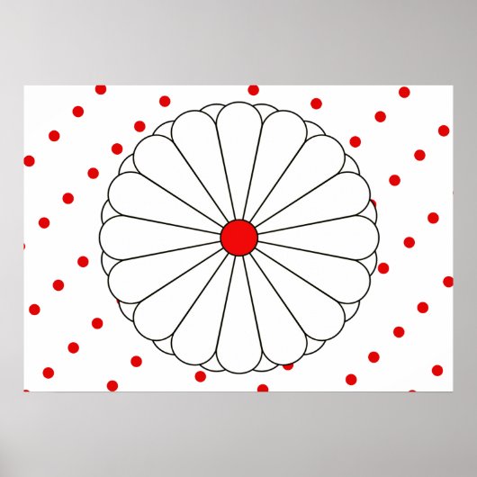 Kaiserliches Siegel Japans Poster (Vorne)