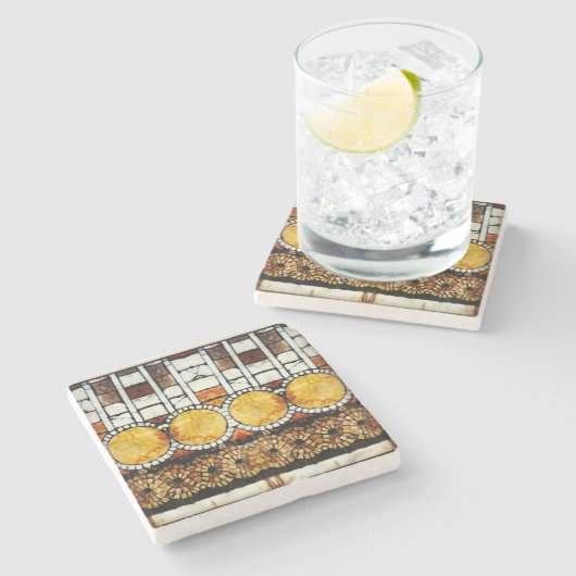 Kaisermosaik Steinuntersetzer (Seitenansicht)