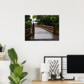 Kaiserpalast Kyōto mit Bridge Poster (Heimbüro)