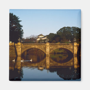 Kaiserpalast, Nijubashi-Brücke, Tokio, Japan Magnet