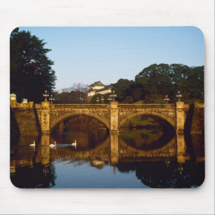Kaiserpalast, Nijubashi-Brücke, Tokio, Japan Mousepad