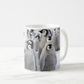 Kaiserpenguin-Küken-Tasse Kaffeetasse (VorderseiteRechts)