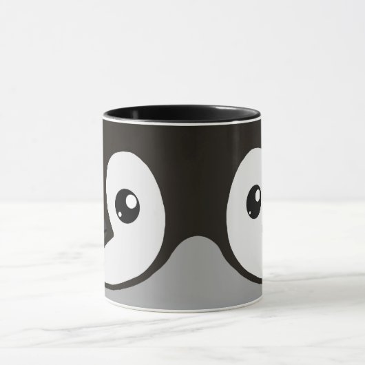Kaiserpenguin-Küken-Tasse Tasse (Zentrum)