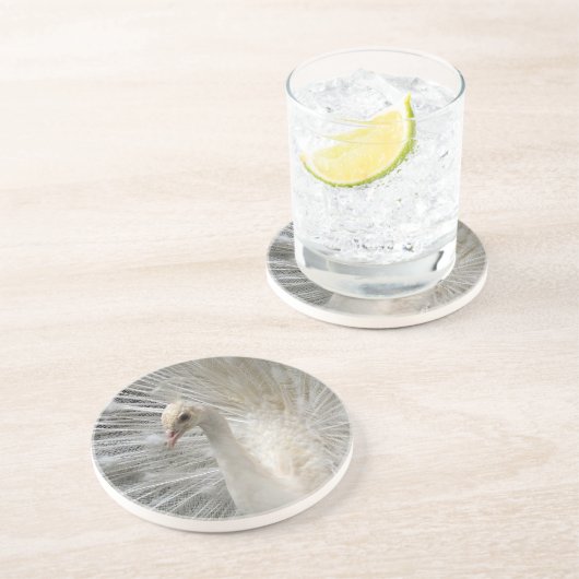 Kaiserpfau Getränkeuntersetzer (Seite)