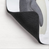 Kaiserpinguin (Aptenodytes forsteri), Küken Mousepad (Ecke)