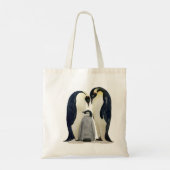 Kaiserpinguin-Design-Tragetasche Tragetasche (Rückseite)