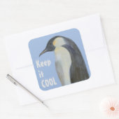 Kaiserpinguin Klimawandel Aufkleber (Umschlag)