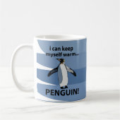 Kaiserpinguin Tier Lustig Kaffeetasse (Links)
