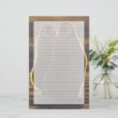 Kaiserpinguine Briefpapier (Stehend Vorderseite)