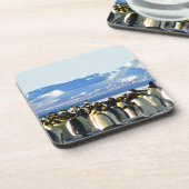 Kaiserpinguine Getränkeuntersetzer (Linke Seite)