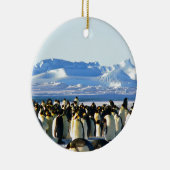 Kaiserpinguine Keramik Ornament (Rechts)