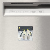Kaiserpinguine Winterspass Magnet (In Situ (Geschirrspüler))