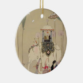 Kaiserprozession (Farbelitho) Keramikornament (Rechts)