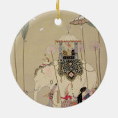 Kaiserprozession (Farbelitho) Keramikornament (Hinten)