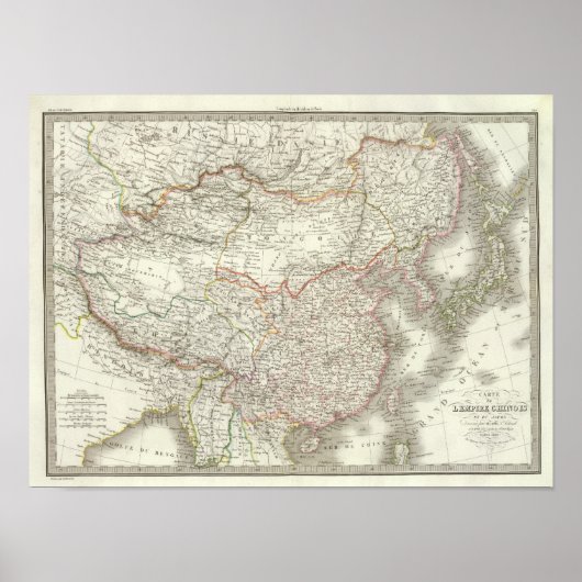 Kaiserreich China, Japan - Chinesisches Reich und  Poster (Vorne)