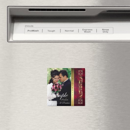 Kaiserrotes Foto Speichern des Datumsfensters Magnet (In Situ (Geschirrspüler))