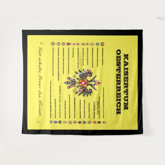 Kaisertum Oesterreich Wandteppich (Vorderseite (Horizontal))