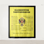 Kaisertum Oesterreich Wandteppich (Vorderseite)
