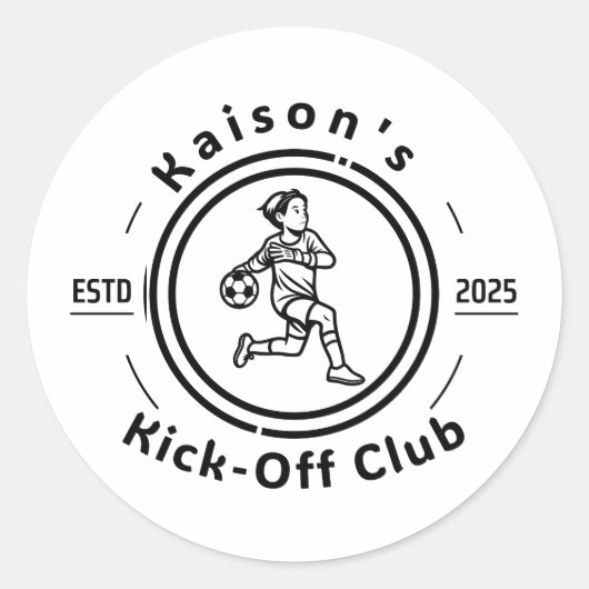 Kaisons Manchester Kick-Off Aufkleber (Vorderseite)