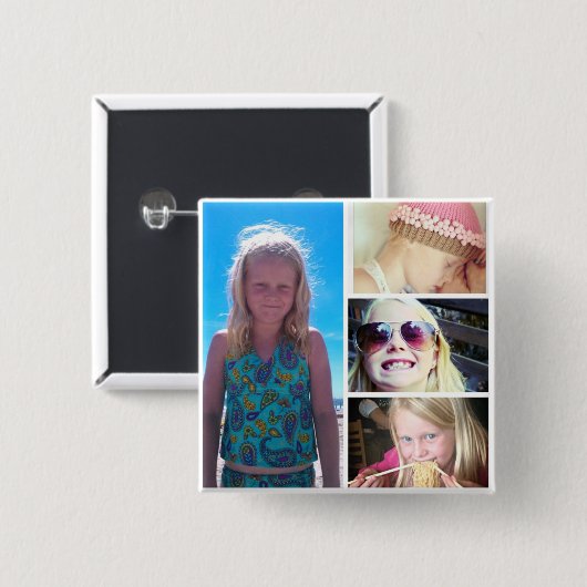 Kaitins Foto-Knopf Button (Vorne & Hinten)