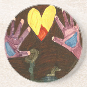 Kaitlyn ÜBERGIBT Art1569a1a die MUSEUM Zazzle Sandstein Untersetzer