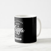 Kaiya Personalisiert Name Birthday Gift Kaffeetasse (VorderseiteRechts)