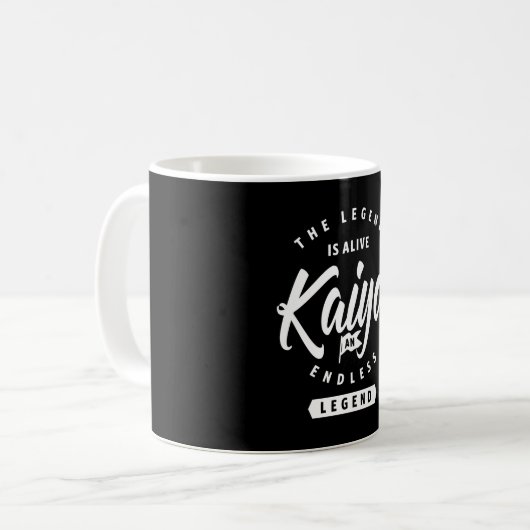 Kaiya Personalisiert Name Birthday Gift Kaffeetasse (Vorderseite Links)