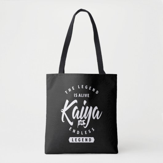 Kaiya Personalisiert Name Birthday Gift Tasche (Vorderseite)
