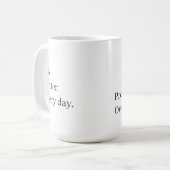 Kaizen: Fortschritt statt Perfektion Kaffeetasse (Vorderseite Links)