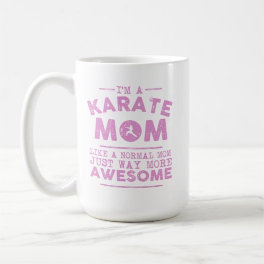 Kaizen Gojukan Karate Mama Kaffee Tasse (pink) (Links)