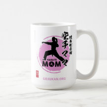 Kaizen Gojukan Karate Mama Kaffee Tasse (pink)