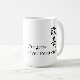 Kaizen: Progress Over Perfection Kaffeetasse