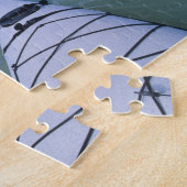 Kajak am Ende des Azurblau-Sees in Wells Puzzle (Seite)