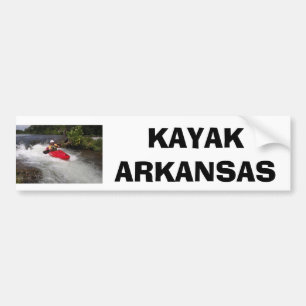 Kajak Arkansas Autoaufkleber