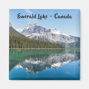 Kajak auf dem berühmten Emerald Lake - Yoho NP, Ka Magnet