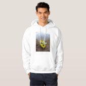 Kajak auf Ufer Hoodie (Vorne ganz)