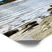 Kajak aus einer Bucht bei Barenof Island Poster (Ecke)