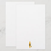 Kajak Briefpapier (Vorne/Hinten)