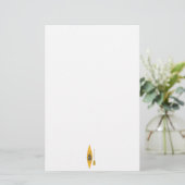 Kajak Briefpapier (Stehend Vorderseite)