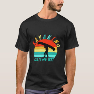 Kajak bringt mich nass witziger Vintager Retro-Son T-Shirt