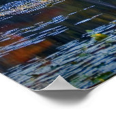 Kajak - Caddo-See, Texas - Herbst Poster (Ecke)