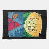 Kajak - Der Fluss ruft und ich muss gehen Geschirrtuch (Horizontal)