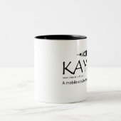 Kajak, ein tragbares Gerät, das Sie auflädt Zweifarbige Tasse (Mittel)