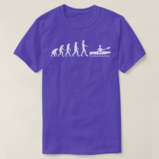 Kajak-Evolution 1 T-Shirt (Design vorne)