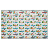Kajak-Fischen-Gewebe Stoff (Fat Quarter (45,7 x 55,9 cm))