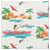 Kajak-Fischen-Gewebe Stoff (Nahaufnahme)